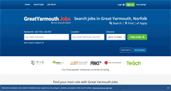 Desktop Screenshot of greatyarmouth-jobs.co.uk