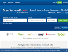 Tablet Screenshot of greatyarmouth-jobs.co.uk